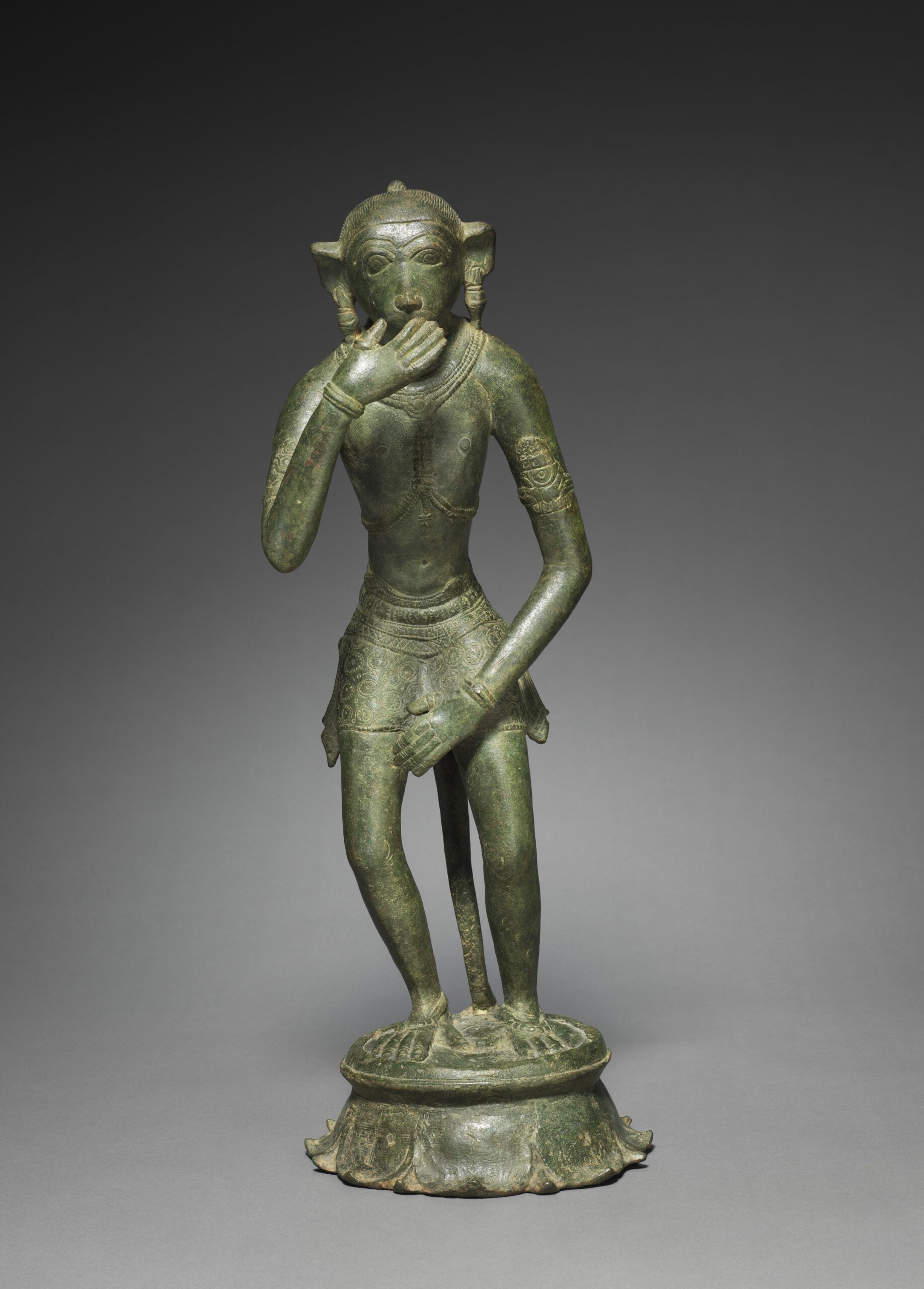 hanuman, chola bronze, c. 1000