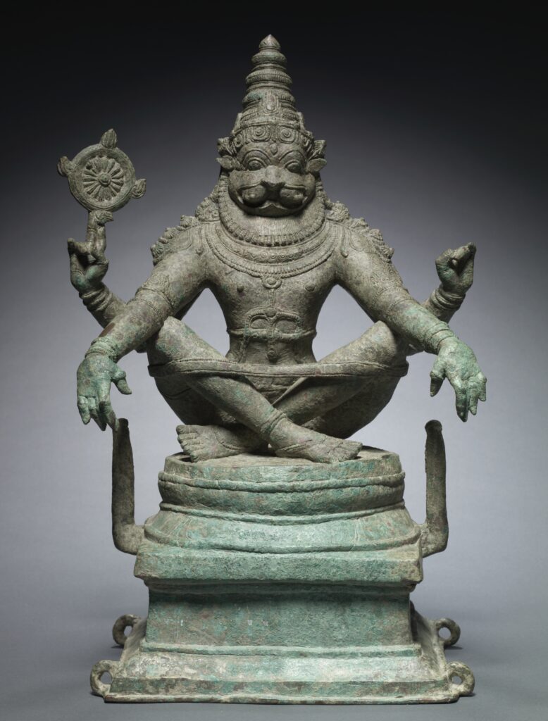Yoga Narashimha, Vishnu in his Man-Lion Avatar