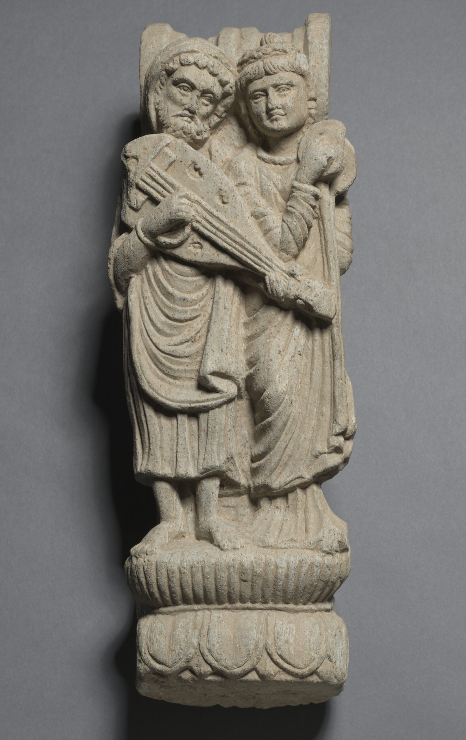 Bracket with Two Musicians, gandhara, 100s CE