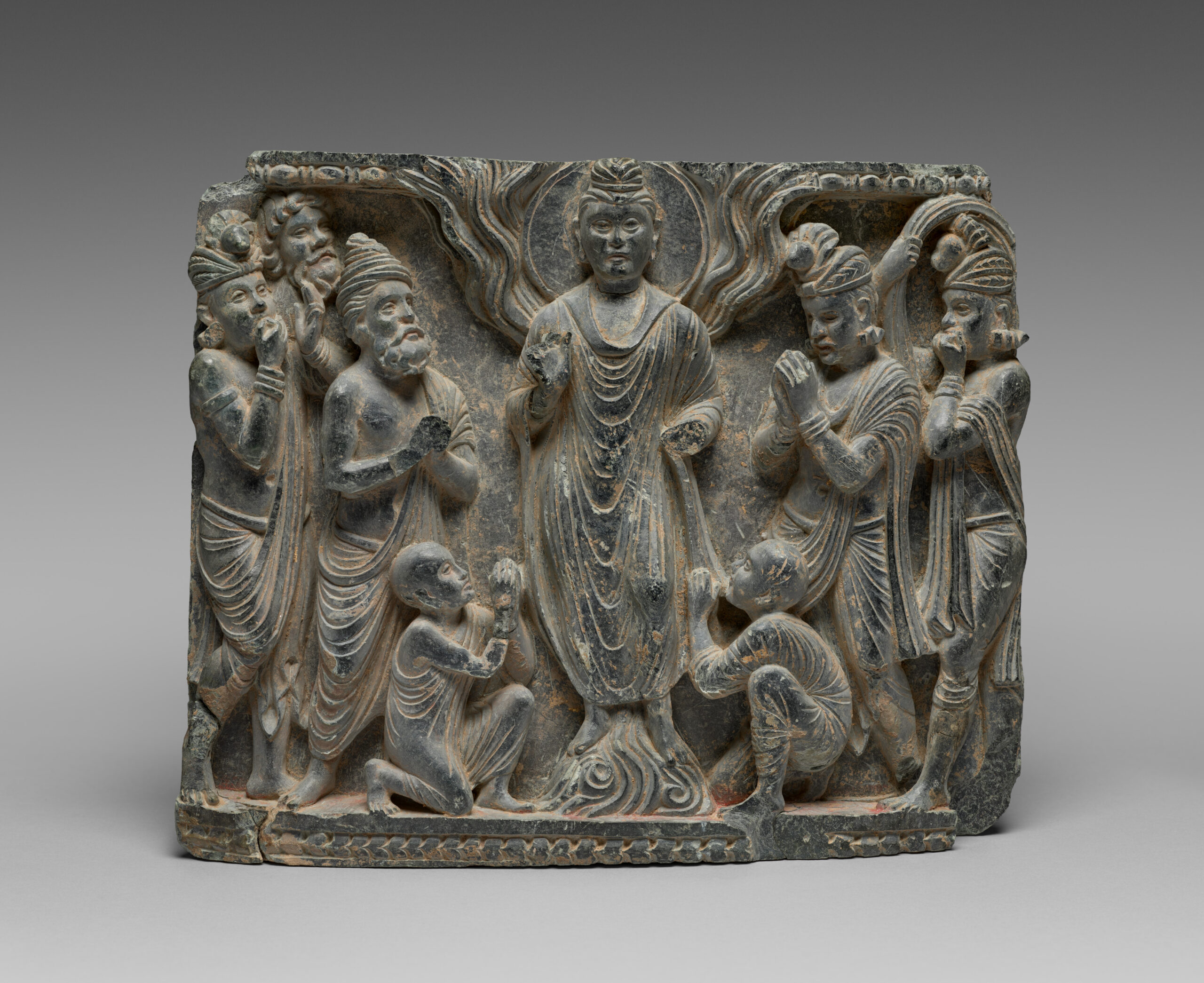 The Great Miracle at Shravasti, gandhara, c. 100 CE
