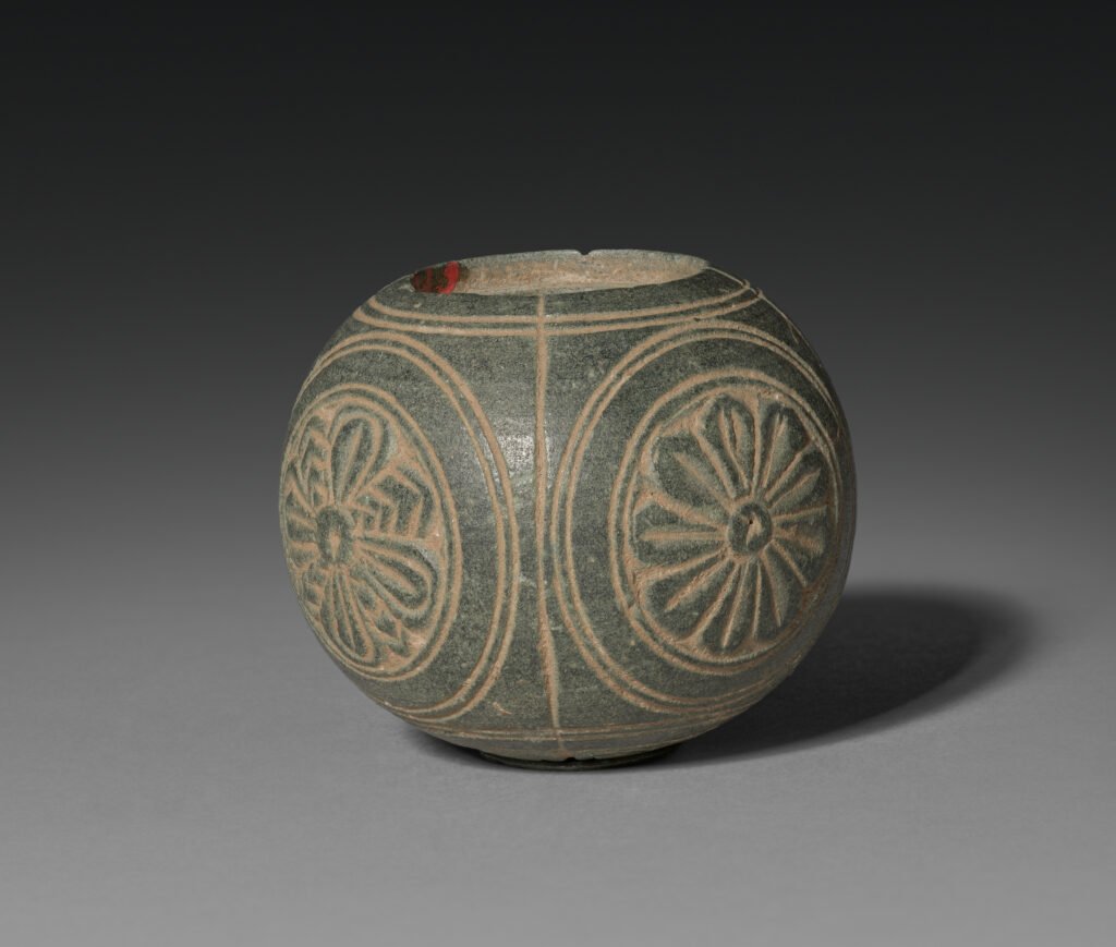 Miniature Stone Reliquary or Toilette Casket