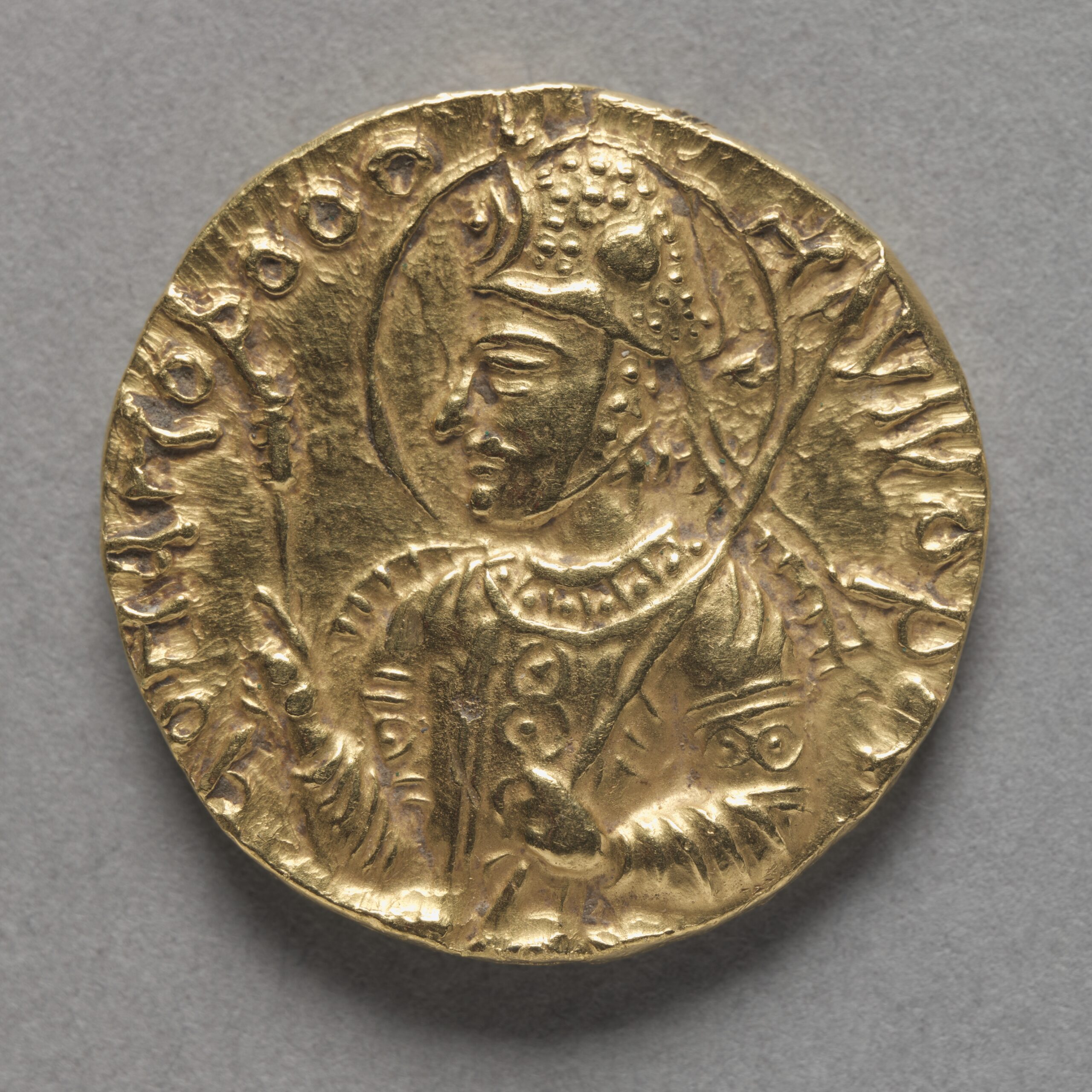 Coin: Havishka (obverse), mathura, c. 106–149 CE