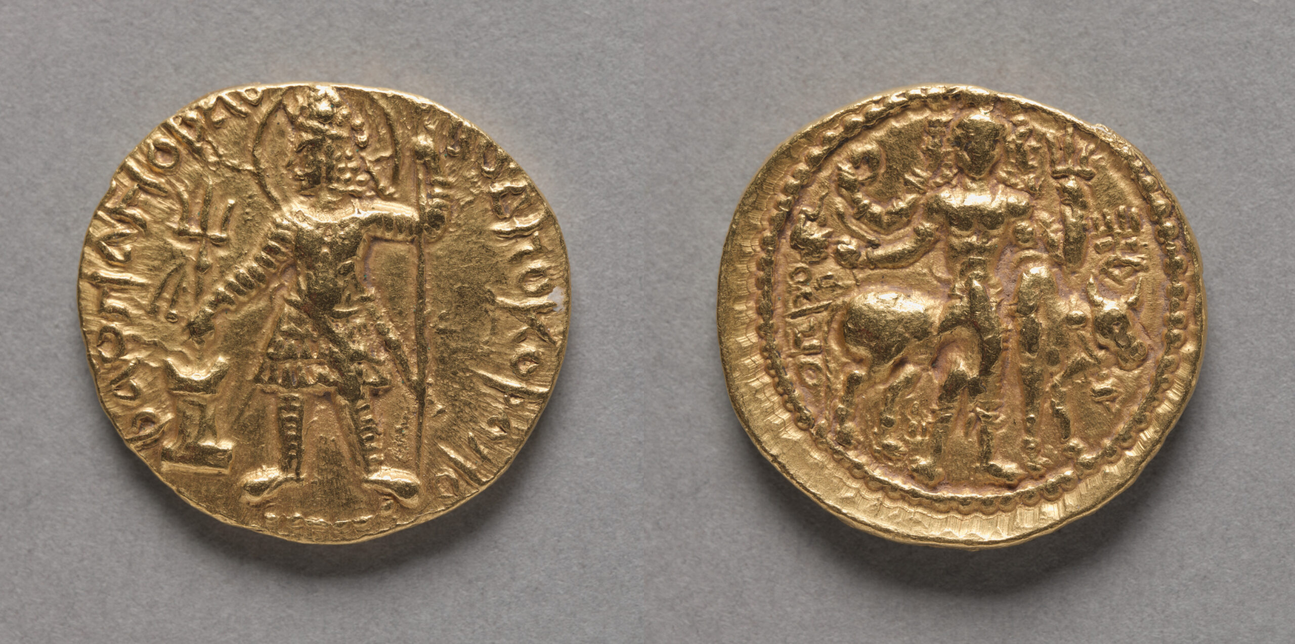 Coin of Kushan King Vasudeva I, mathura, c. 142/145+