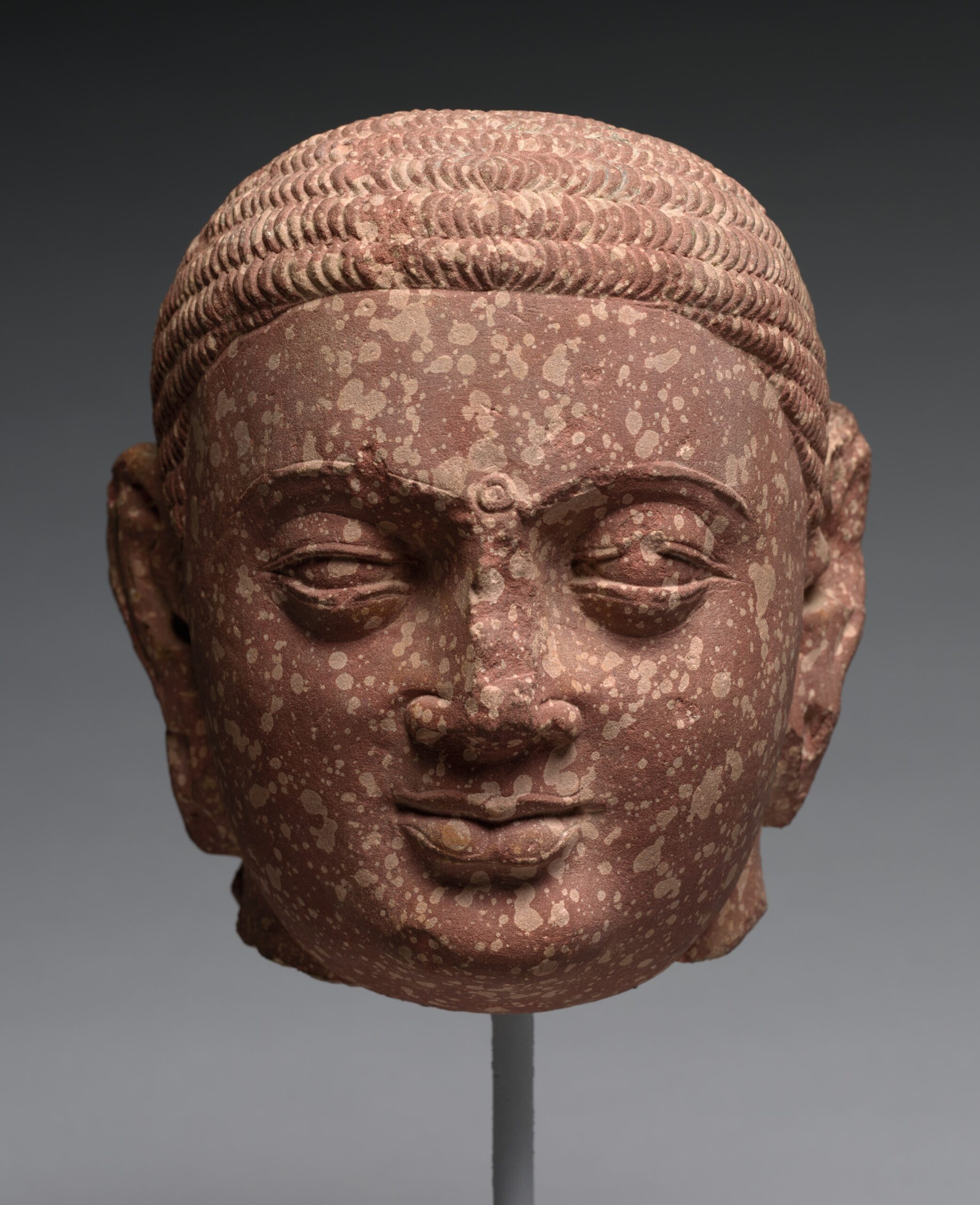 Head of Jina, mathura, c. 150–75 CE