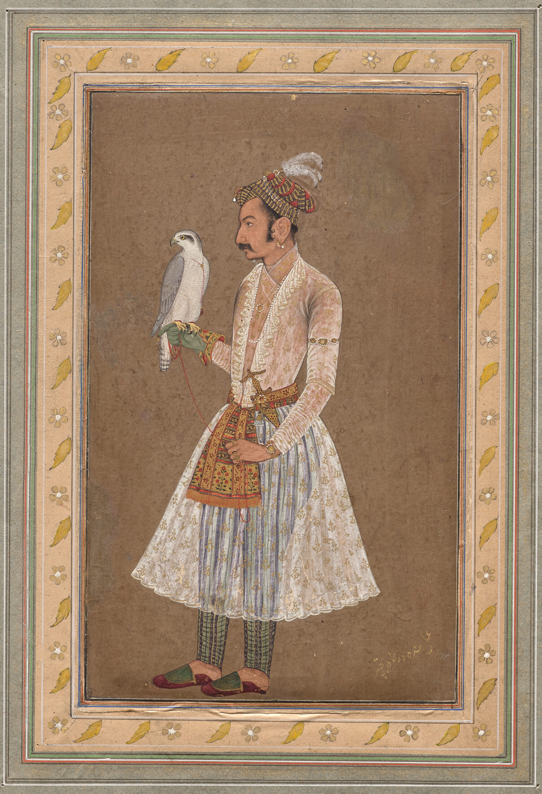 Portrait of Raja Jagat Singh of Nurpur (reigned 1618–46), mughal, probably 1619