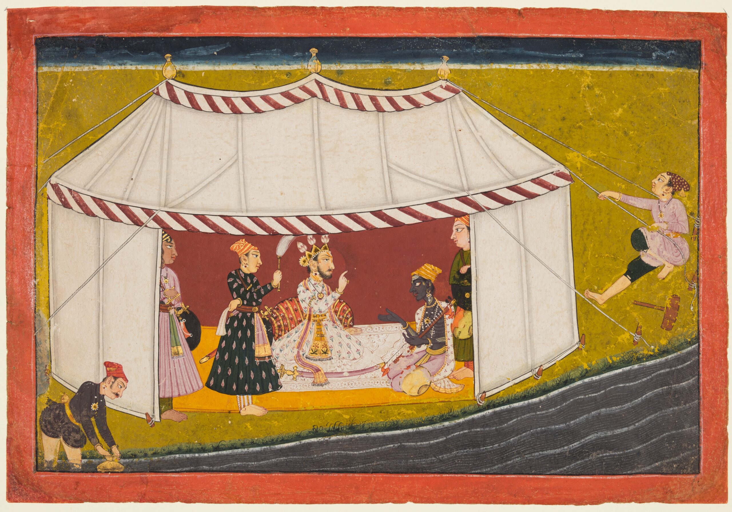 rama, pahari, c. 1720
