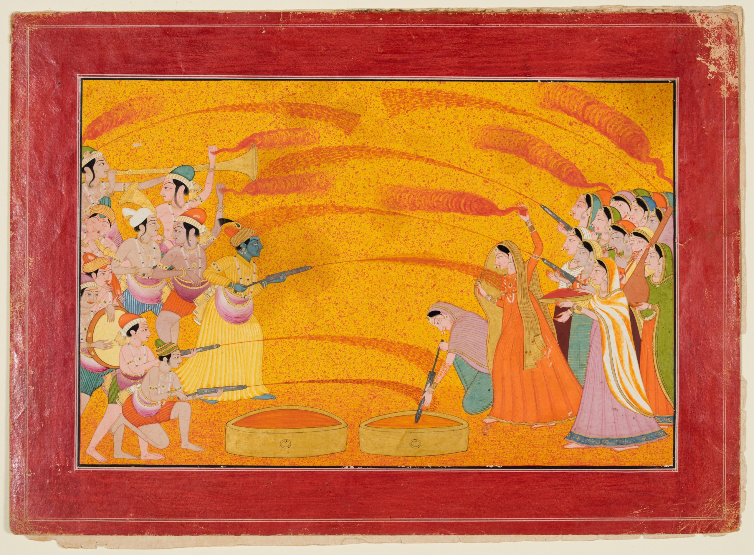 krishna, pahari, c. 1770