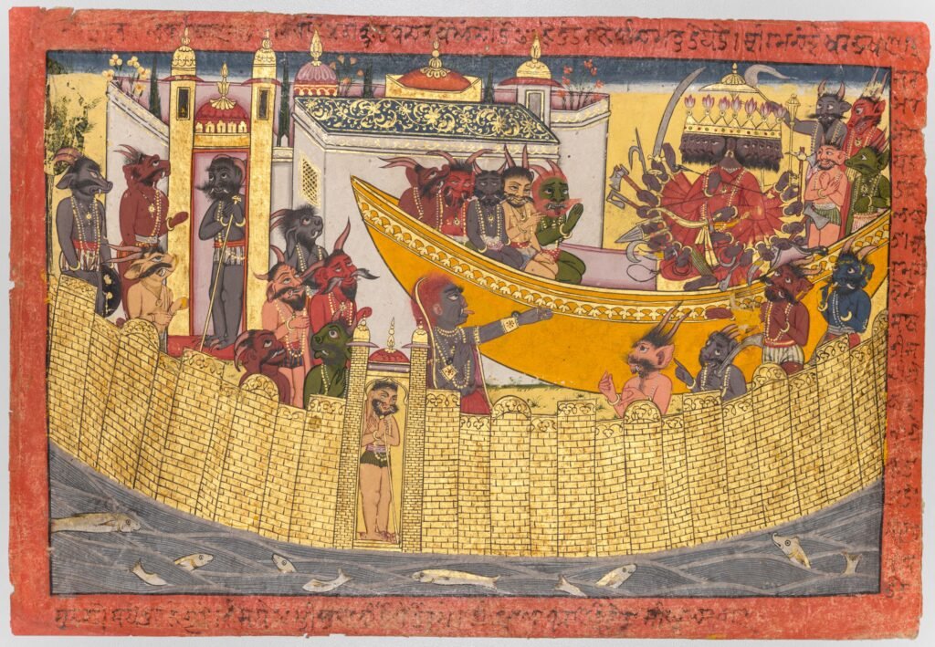 Shurpanakha demands vengeance, from the “Shangri” Ramayana