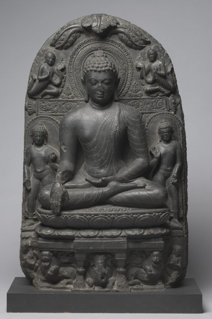 Buddha Calling on Earth to Witness