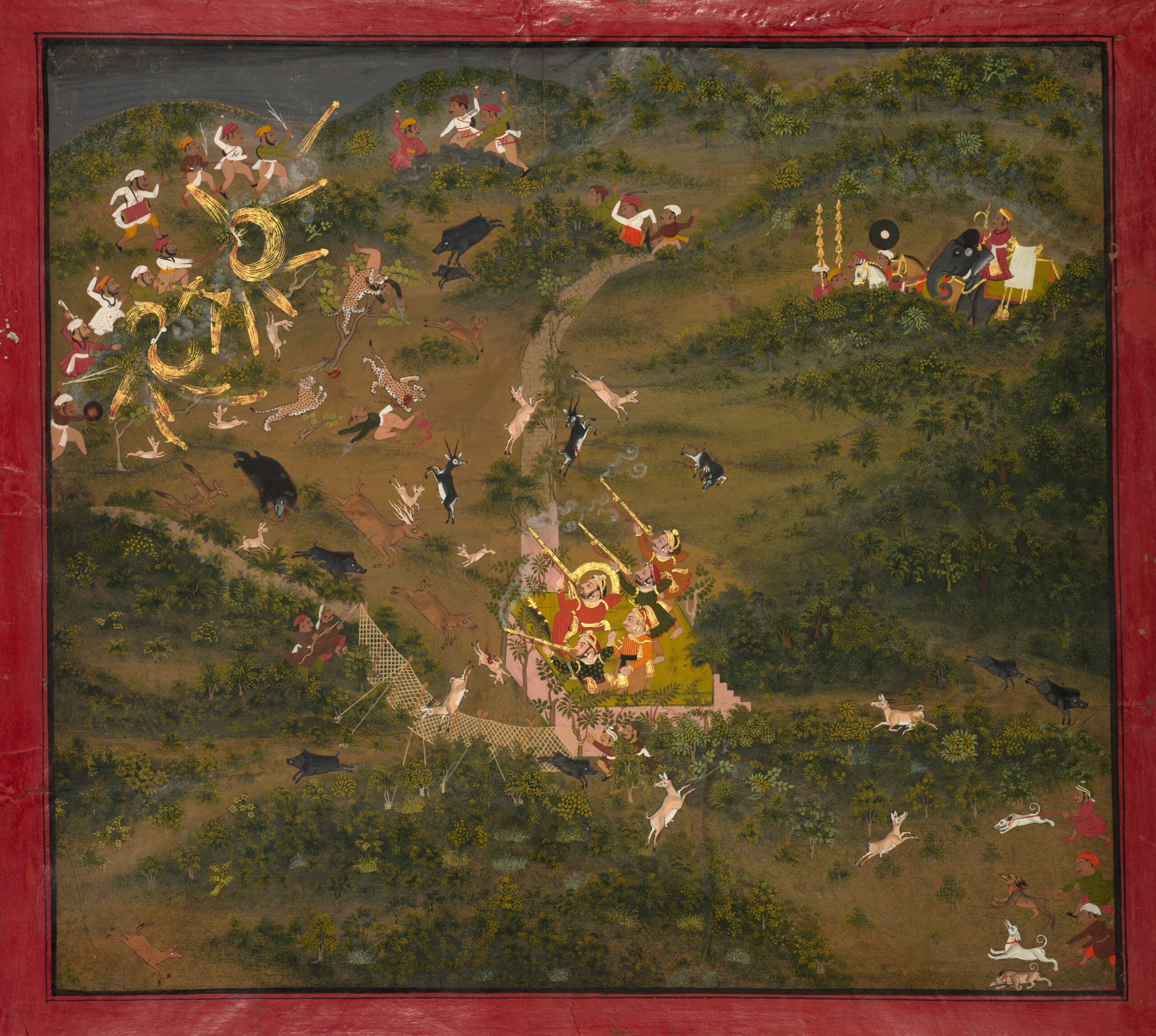 Maharana Jagat Singh II Hunting, rajput, 1747