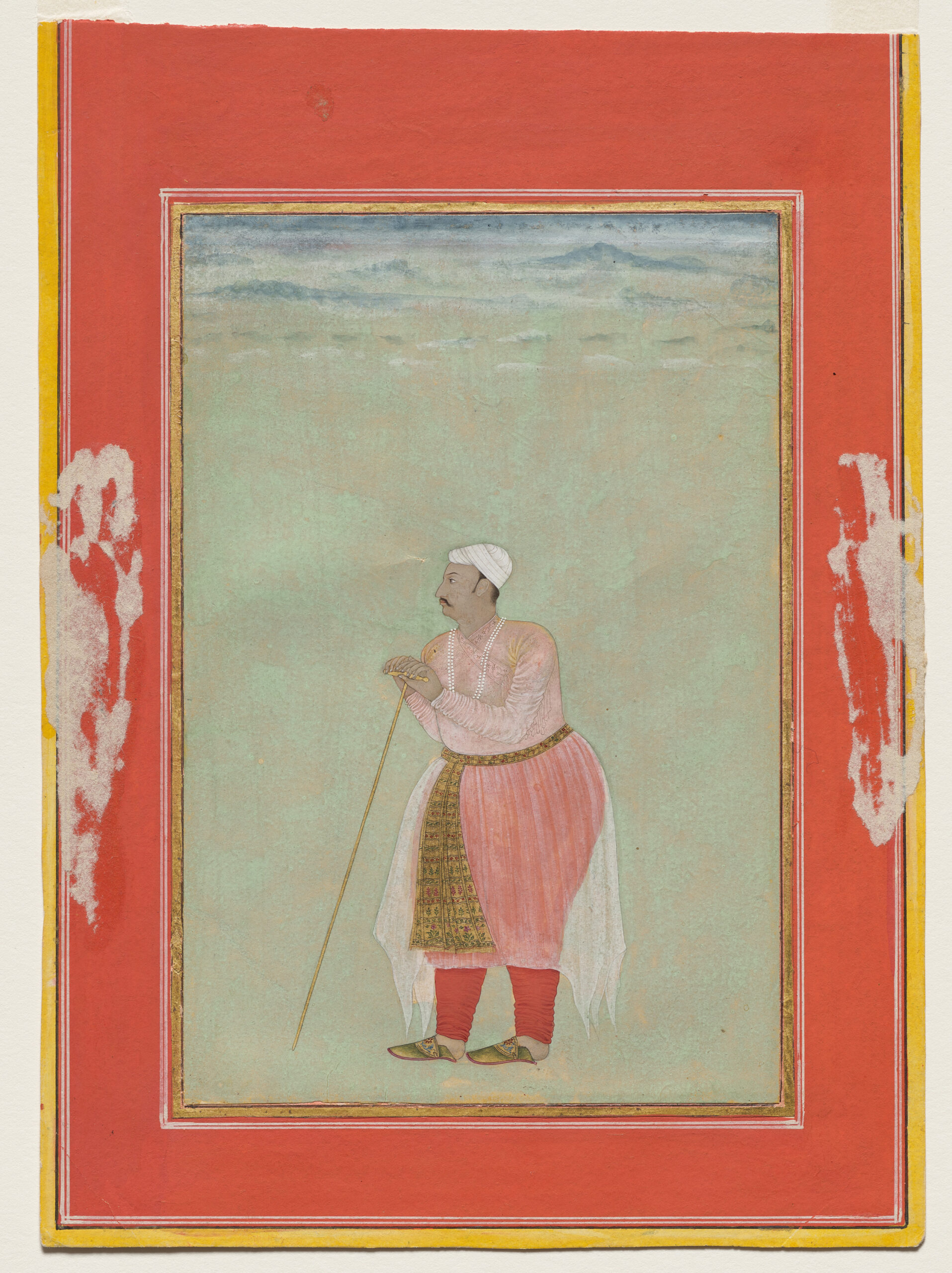 Portrait of Maharaja Rai Singh of Bikaner (reigned 1574–1612), rajput, c. 1610