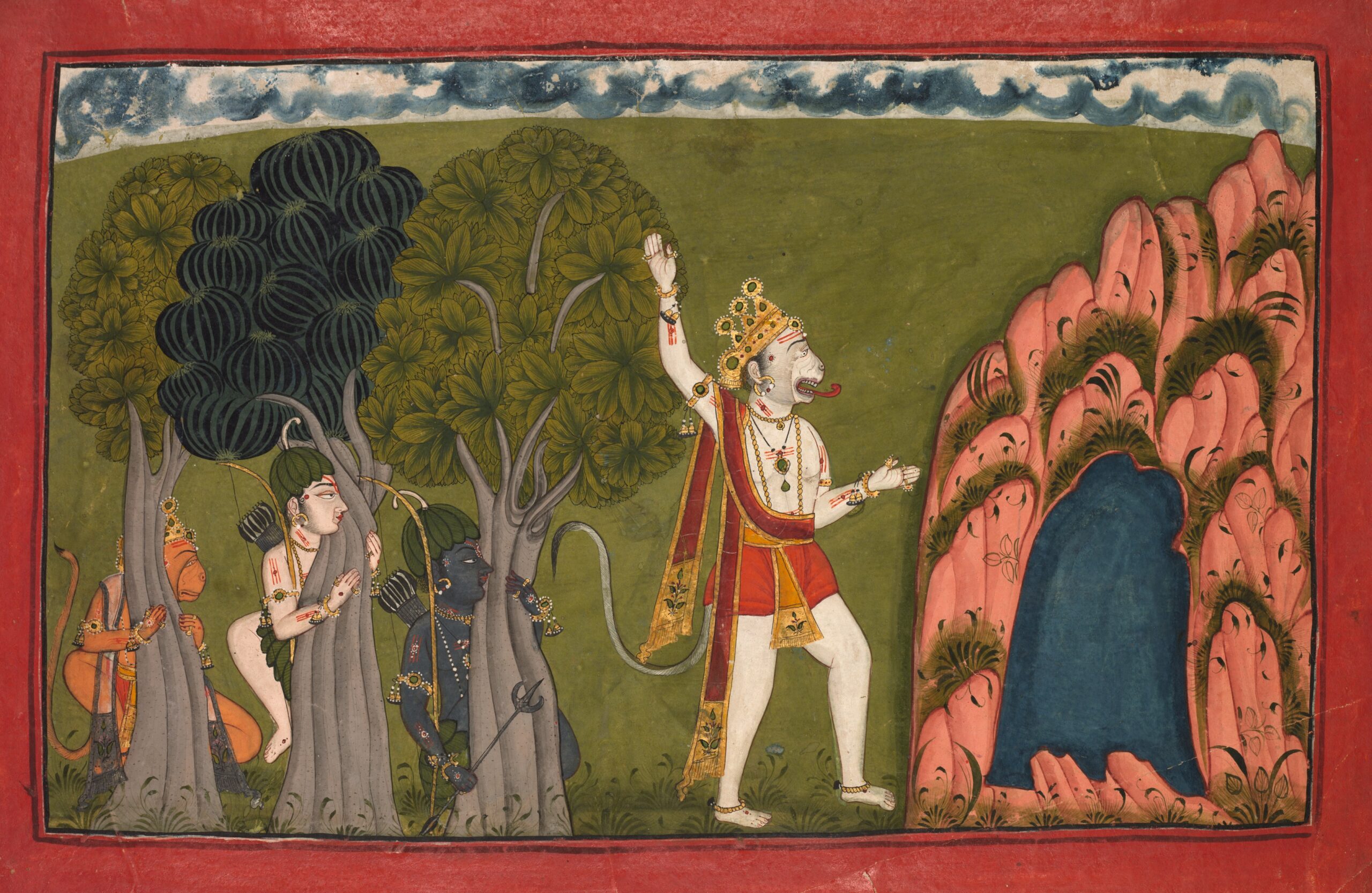 rama, ramayana, c. 1700–1720