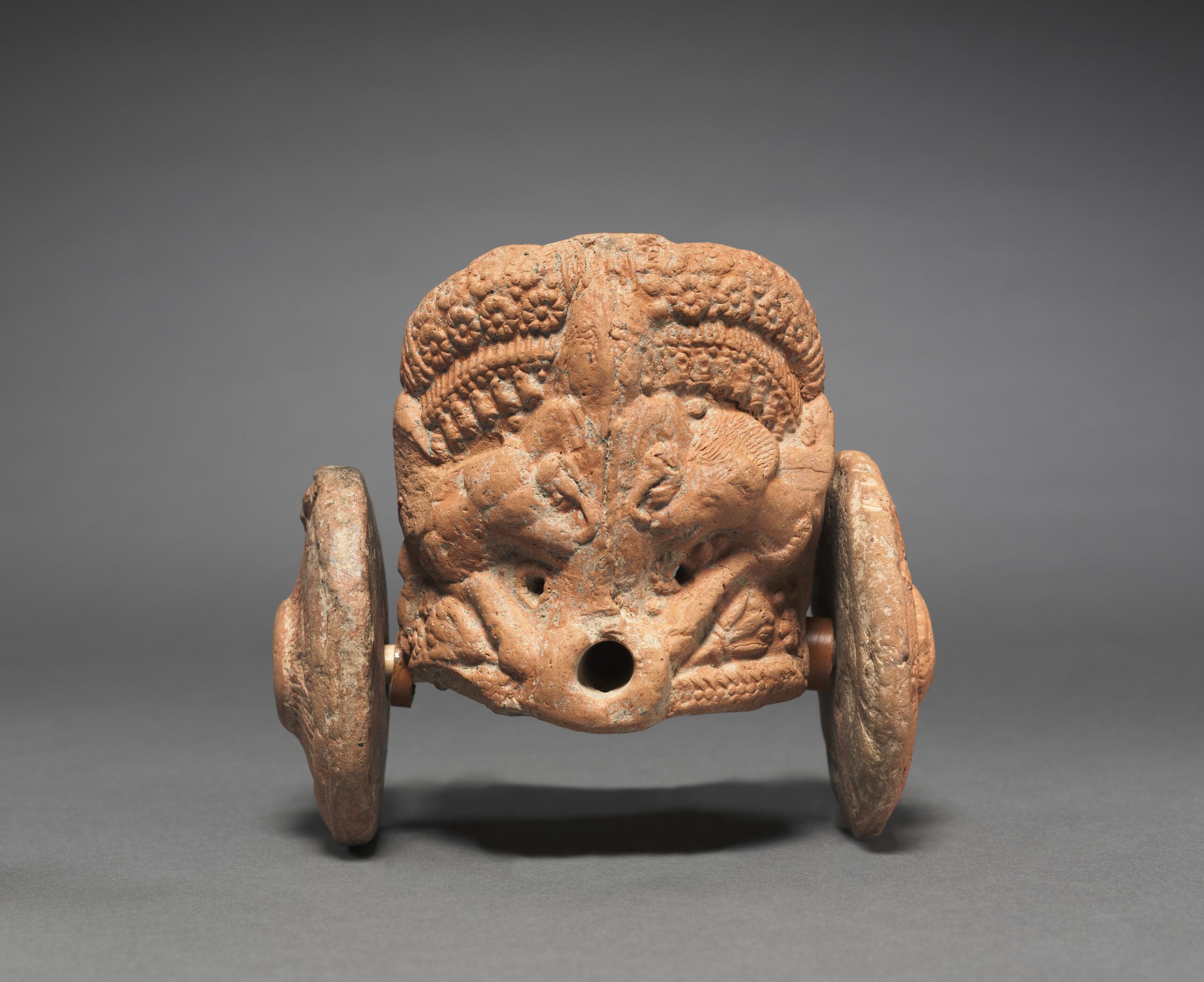 Model Chariot, terracotta, 200s–100s BCE