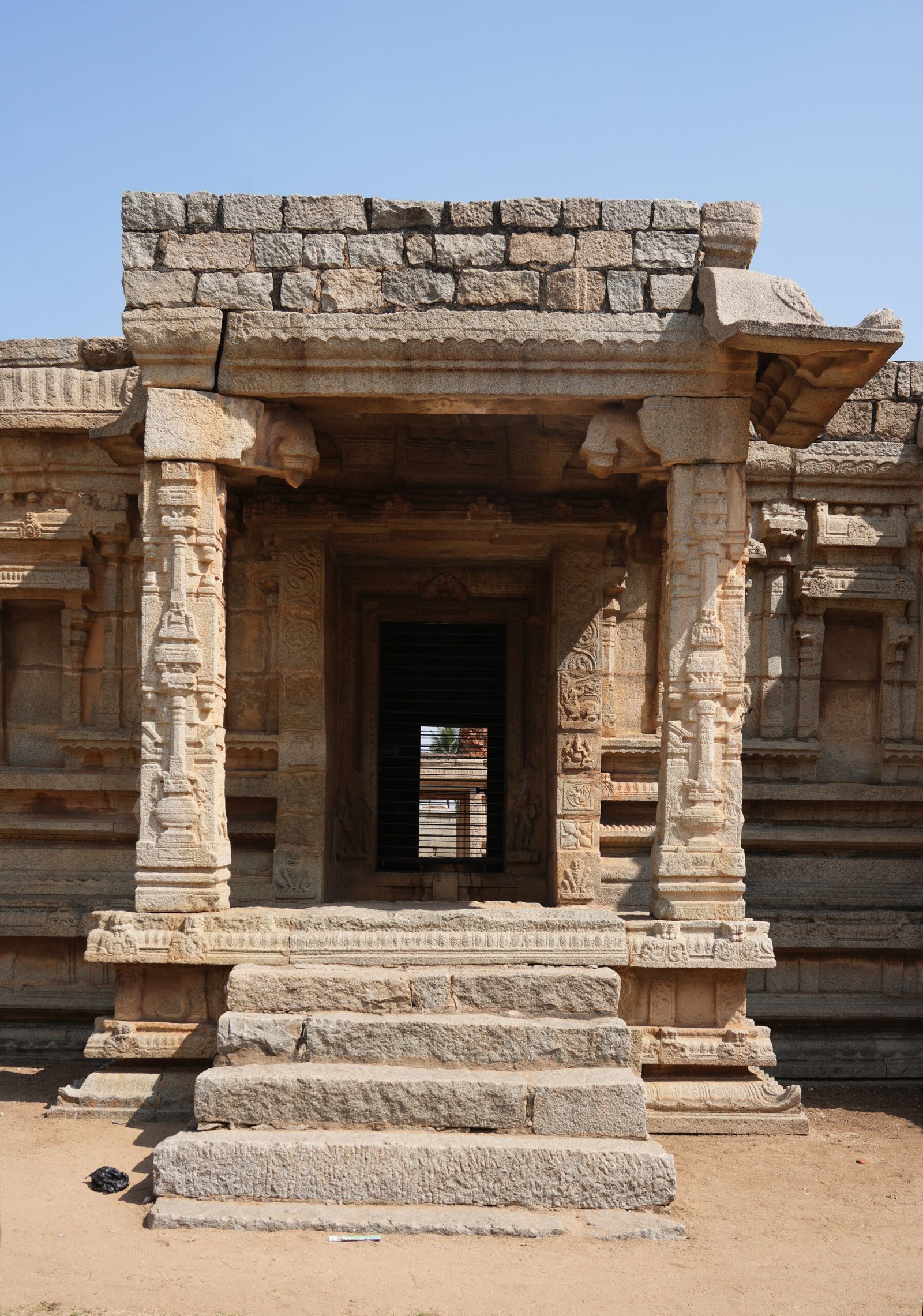 Achyutaraya Temple - Door of Shrine, vijayanagara