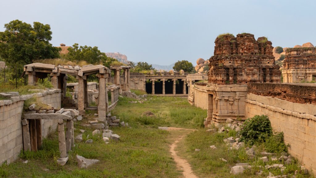 Courtyard to West of the Achyutaraya Temple