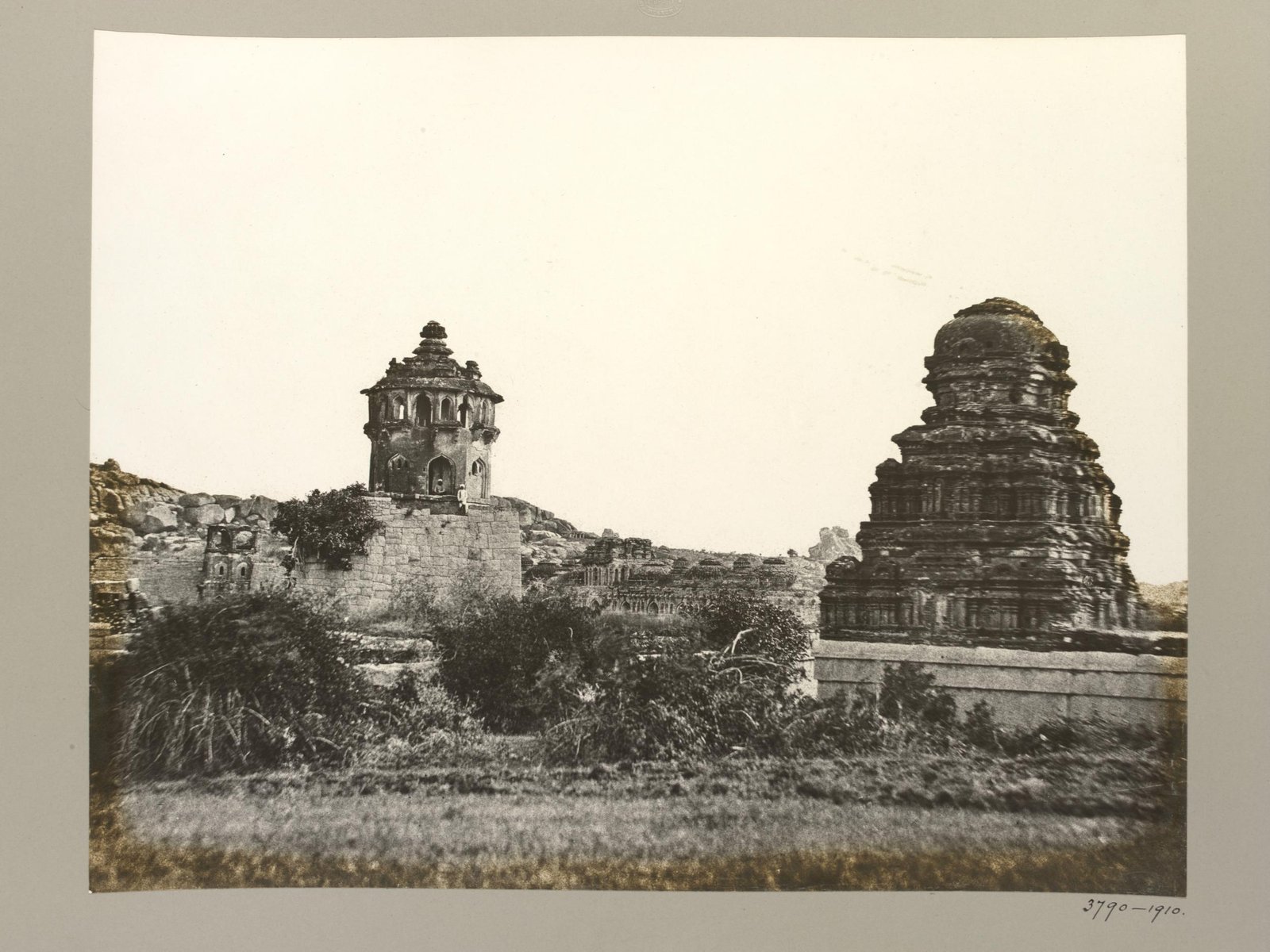elephant, vijayanagara, 1856
