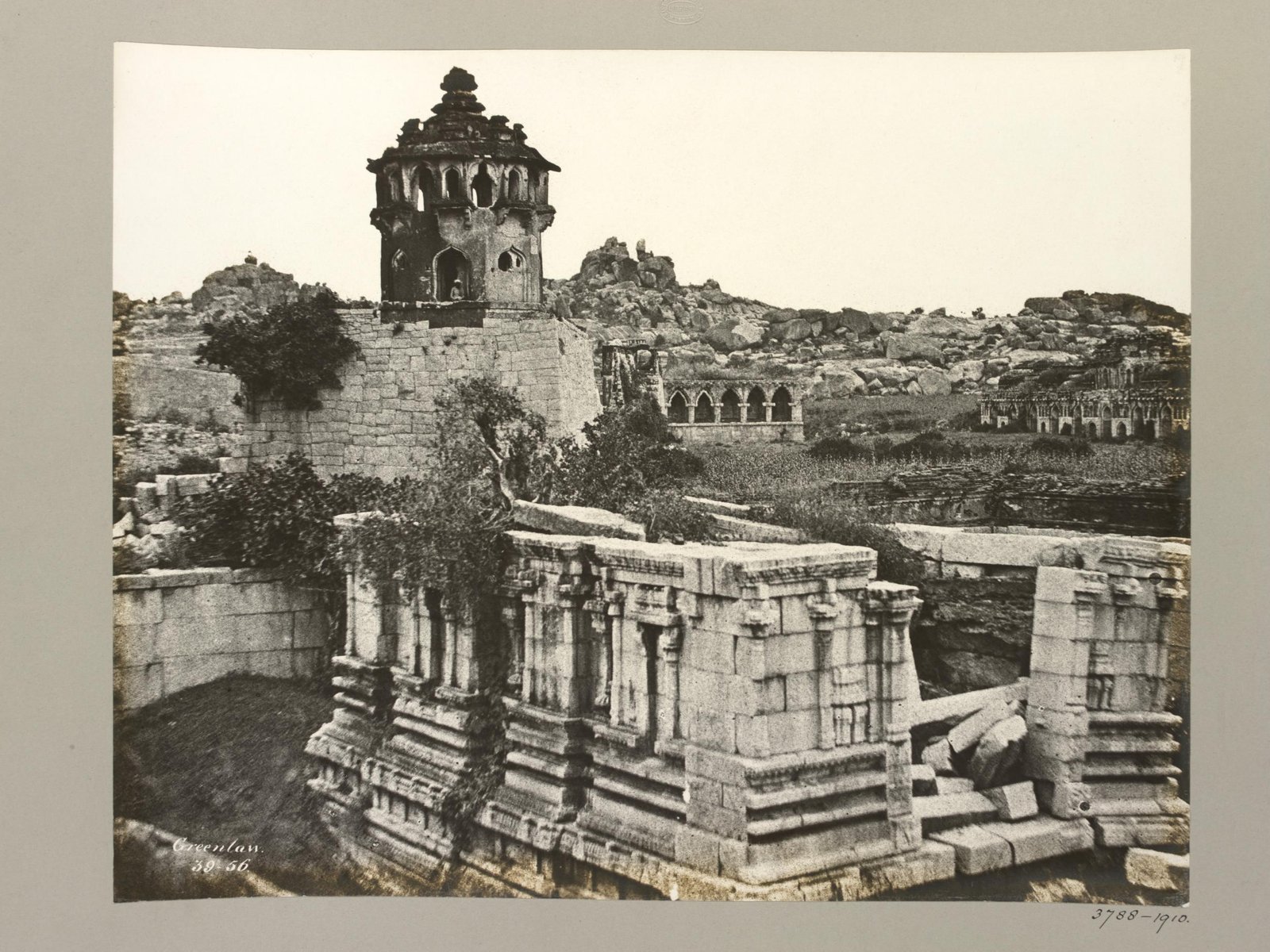 elephant, vijayanagara, 1856