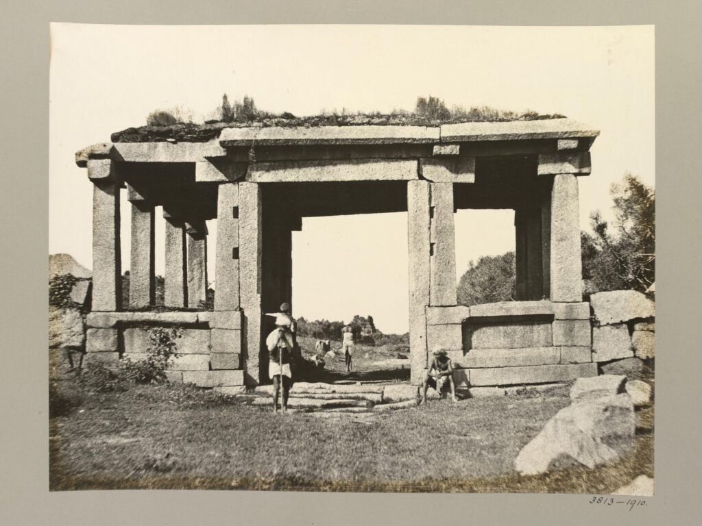 Gateway at Malapannagudi 1856 photo