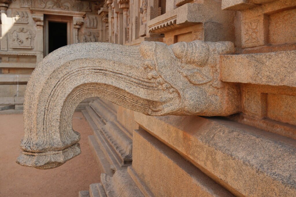 Hampi – Hazara Rama Temple – Water Outlet