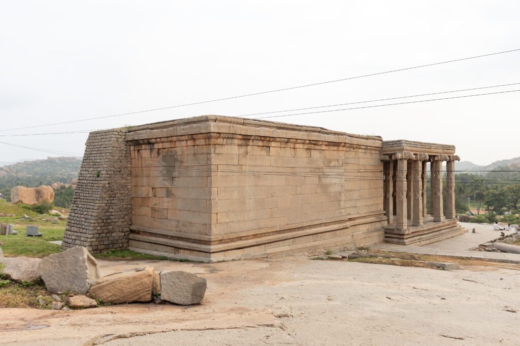 Kadalekalu Ganesha Temple on Hemakunta hill