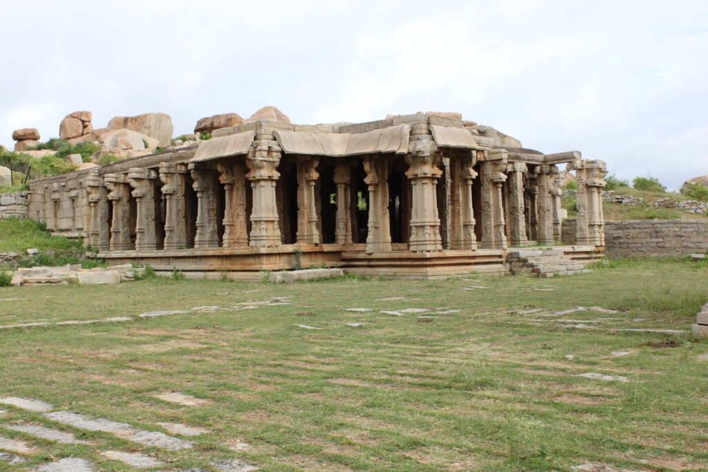 Mantapam in Achyutaraya (Triuvengalantha) Temple complex, Hampi