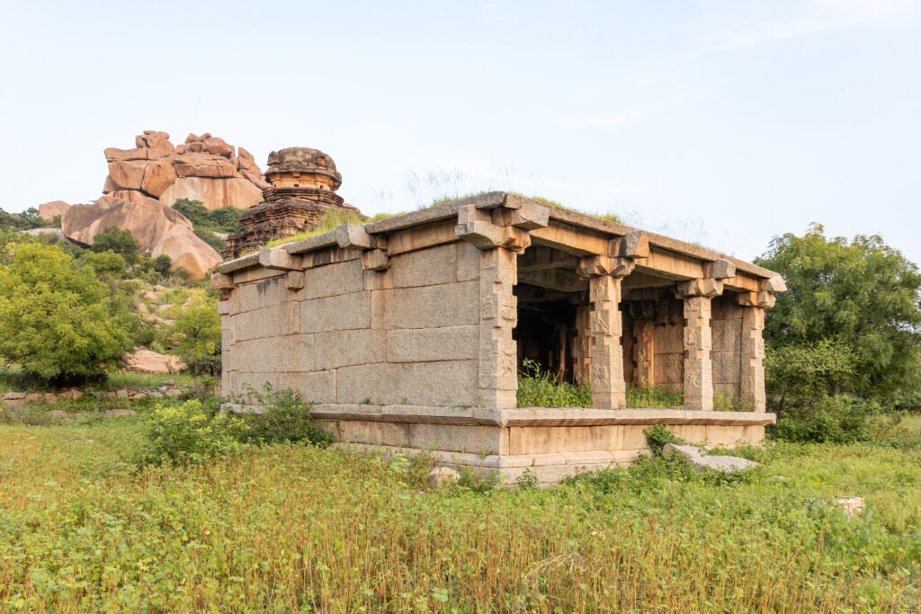 Perspective of a temple near Courtesan’s street