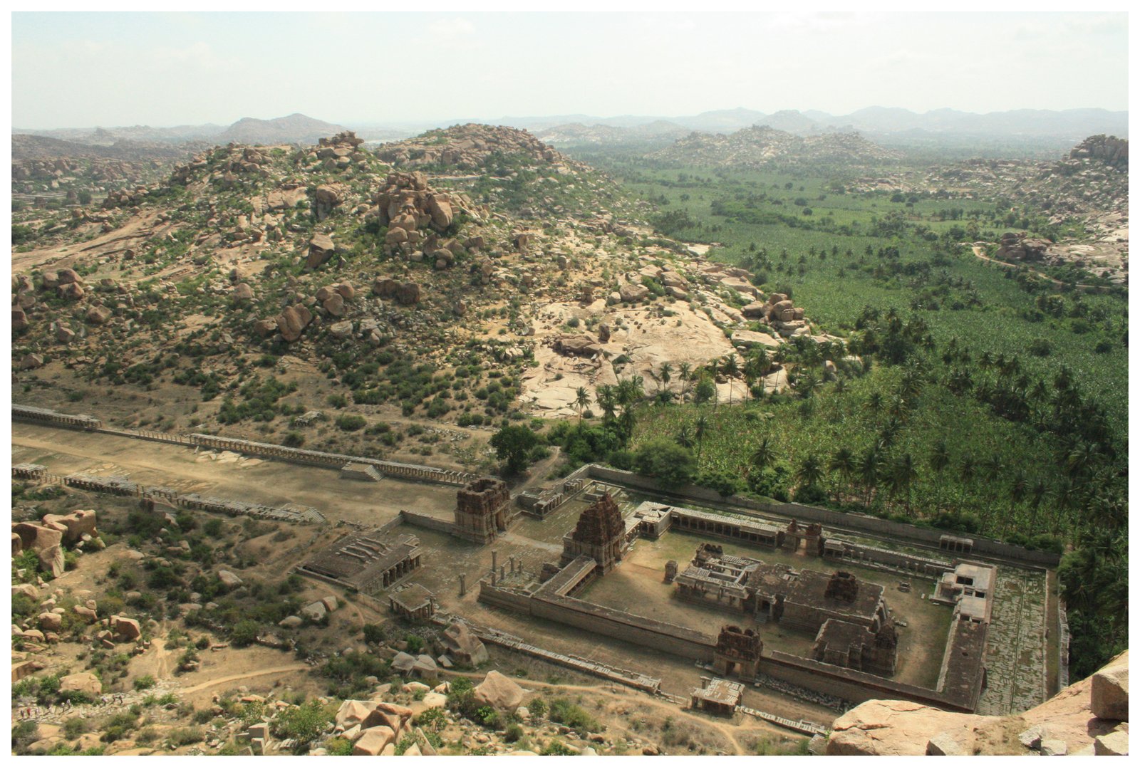 View from matanga hills, vijayanagara