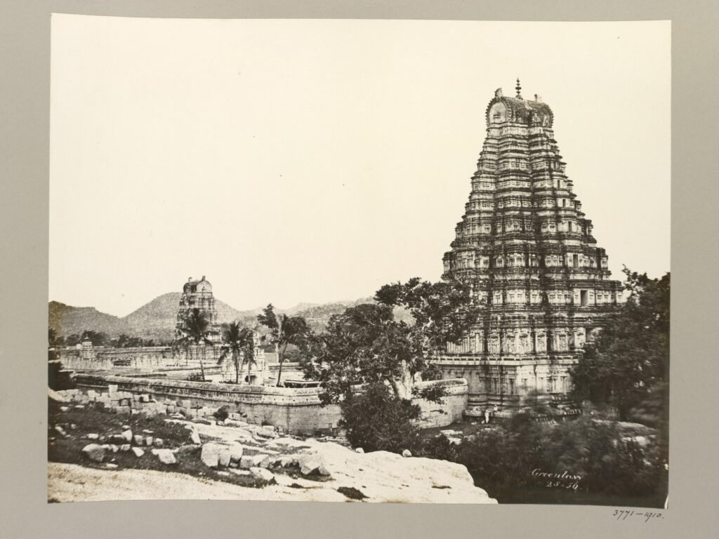 Virupaksha Temple Complex 1856 photo