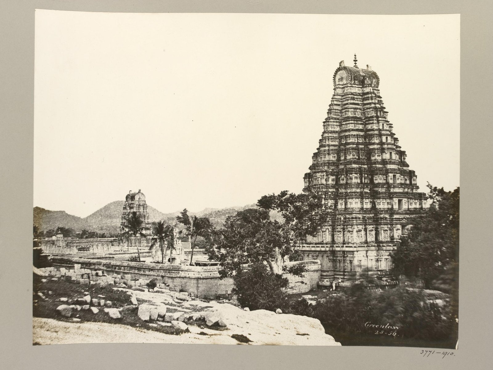 Virupaksha Temple Complex, Hampi, 1856 photograph