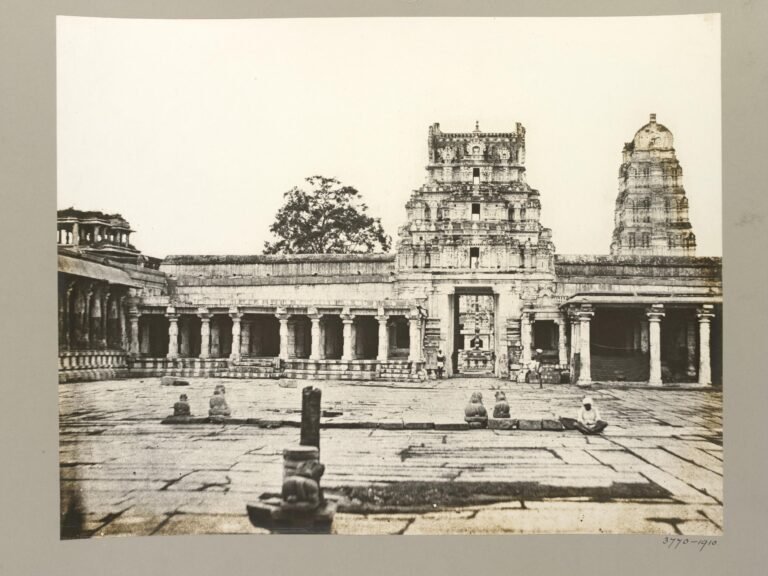 Virupaksha Temple Complex, Interior, Eastern Sanctuary 1856 photo
